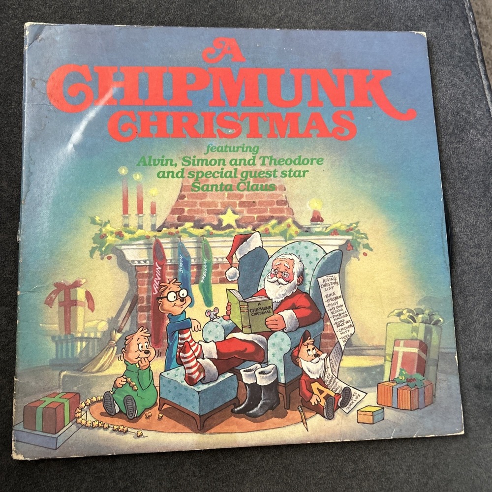 A Chipmunk Christmas Vintage Vinyl Album! 1981 RCA Records